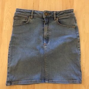 Denim skirt